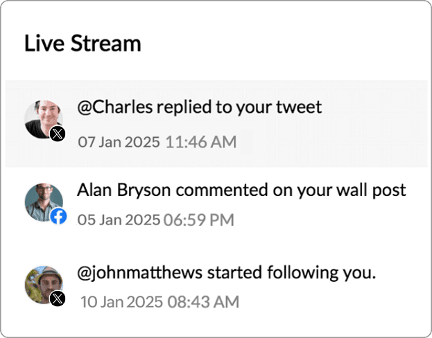 Live Stream Dashboard