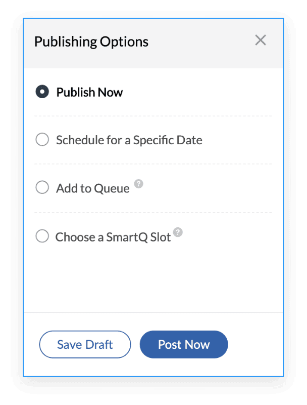 Publishing Tool Interface