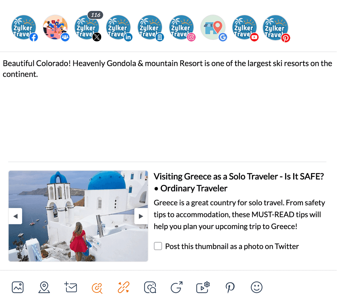 Publishing Interface